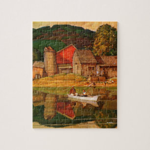 Landschaft des Landschaftsparks von Mead Schäffer Puzzle