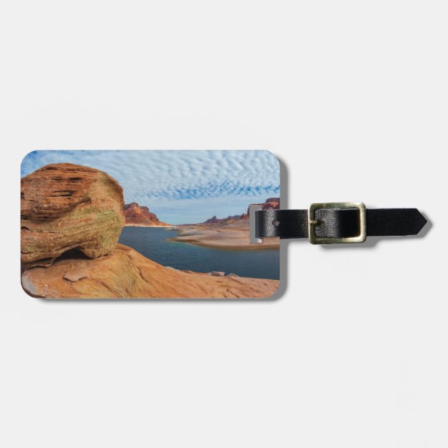 Landschaft des Powell-Sees Gepäckanhänger (Vorderseite horizontal)