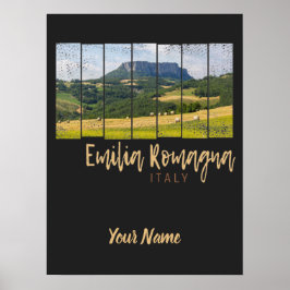 Landschaft Emilia-Romagna Italien Vintages Andenke Poster