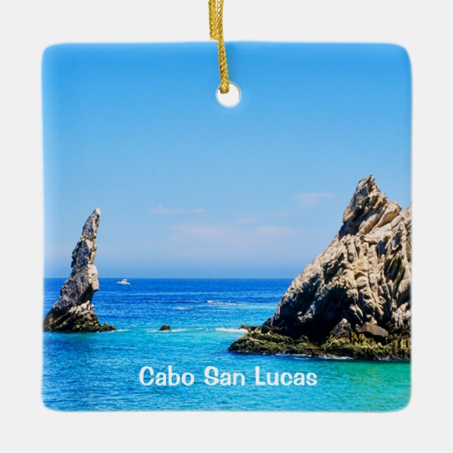 Landschaft End, Cabo San Lucas Keramikornament (Vorderseite)