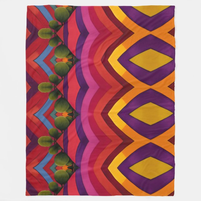 Landschaft Fleecedecke (Vorderseite)