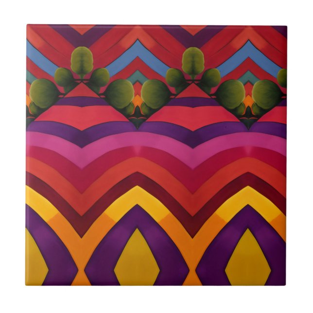 Landschaft Fliese (Vorderseite)