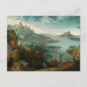 Landschaft Flucht nach Ägypten von Bruegel dem Ält Postkarte