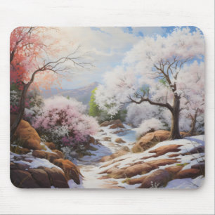 Landschaft Frühjahr Mousepad