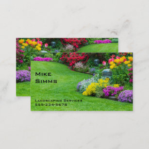 Landschaft, Gartenpflege, Gärtner, Beruflich Visitenkarte