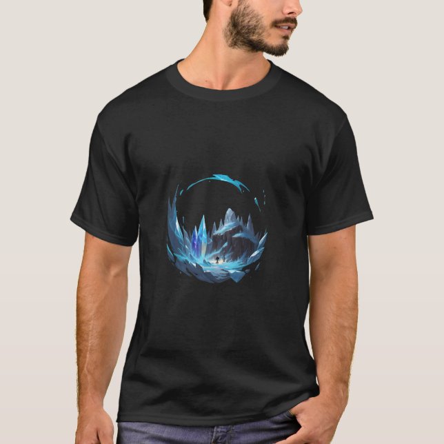 Landschaft gefroren mit Kristall T-Shirt (Vorderseite)