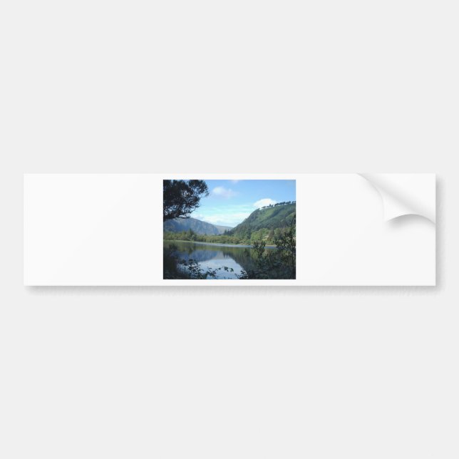 Landschaft, Glendalough Autoaufkleber (Vorne)