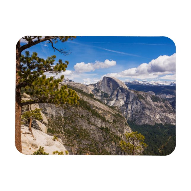 Landschaft Halb Dome, Kalifornien Magnet (Horizontal)