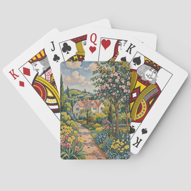 Landschaft Haven Spielkarten (Rückseite)
