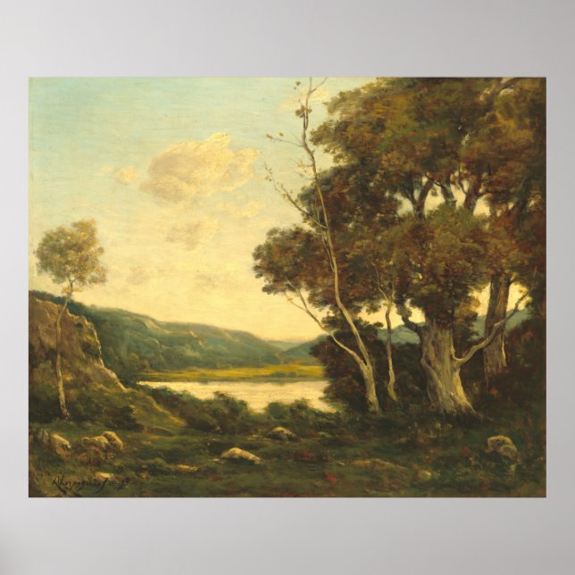 Landschaft - Henri-Joseph Harpignie Kunstposter Poster (Vorne)