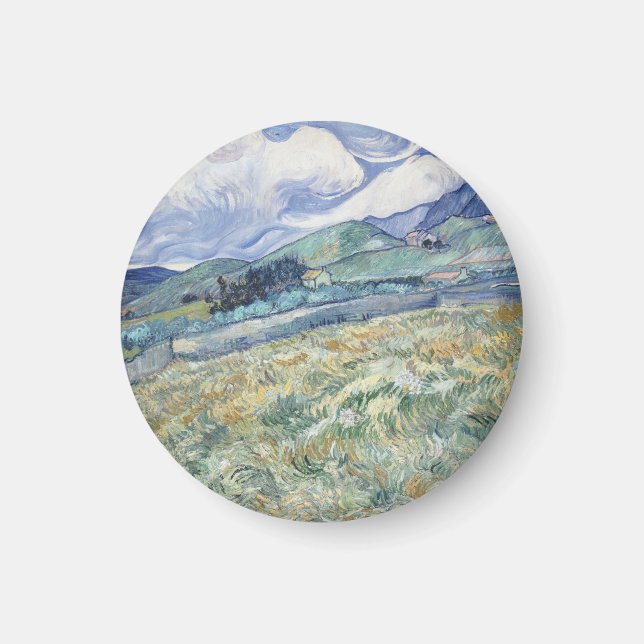 Landschaft hinter Saint-Paul Vincent van Gogh Magnet (Vorne)