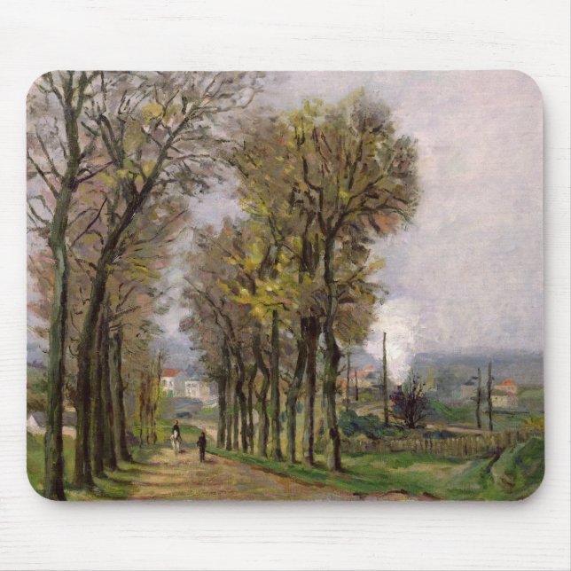 Landschaft im Ile de France, c.1878 Mousepad (Vorne)
