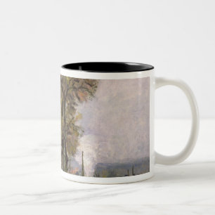 Landschaft im Ile de France, c.1878 Zweifarbige Tasse