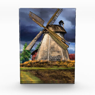 Landschaft im niederländischen Foto Block