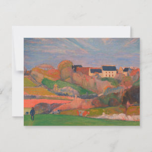 Landschaft im Pouldu von Gauguin: Postkarte