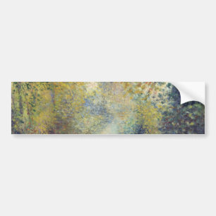 Landschaft im Wald (von Pierre-Auguste Renoir) Autoaufkleber