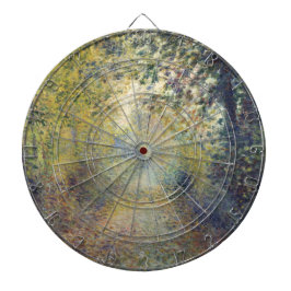 Landschaft im Wald (von Pierre-Auguste Renoir) Dartscheibe