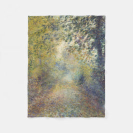 Landschaft im Wald (von Pierre-Auguste Renoir) Fleecedecke