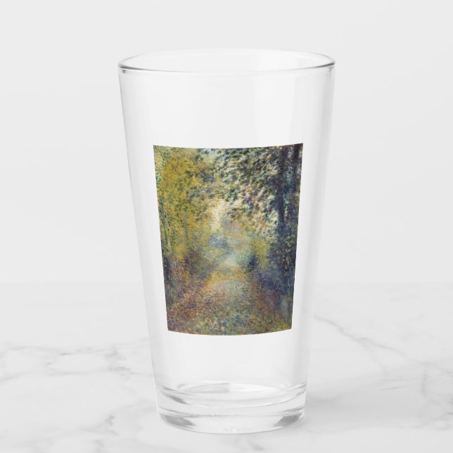 Landschaft im Wald (von Pierre-Auguste Renoir) Glas (Vorderseite)