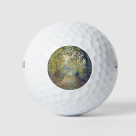 Landschaft im Wald (von Pierre-Auguste Renoir) Golfball