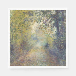 Landschaft im Wald (von Pierre-Auguste Renoir) Serviette