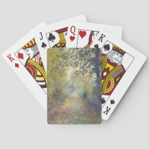 Landschaft im Wald (von Pierre-Auguste Renoir) Spielkarten