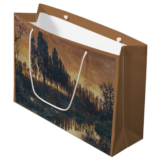 Landschaft in Bayern (Deutschland) Große Geschenktüte (Vorderseite Schrägansicht)