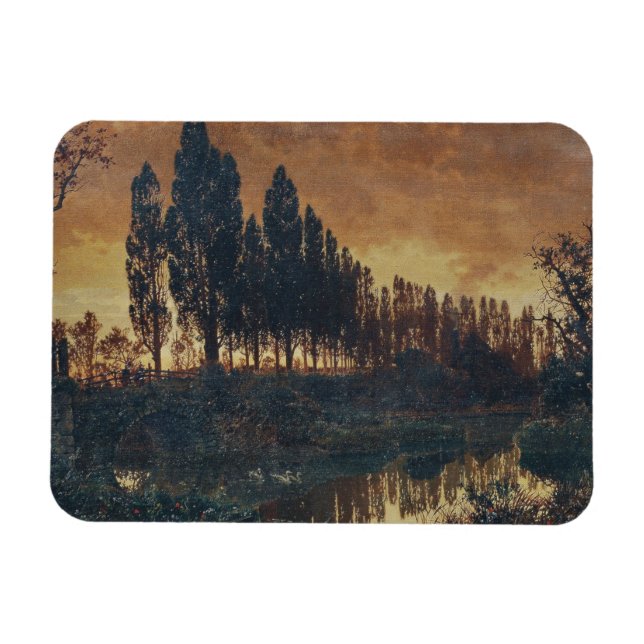 Landschaft in Bayern (Deutschland) Magnet (Horizontal)