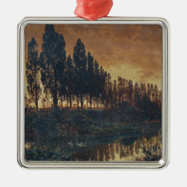 Landschaft in Bayern (Deutschland) Ornament Aus Metall