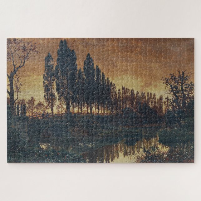 Landschaft in Bayern (Deutschland) Puzzle (Horizontal)