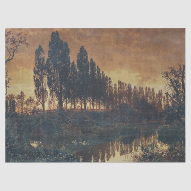 Landschaft in Bayern (Deutschland) Seidenpapier (Vorderseite)