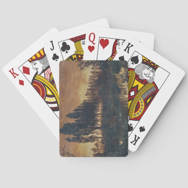 Landschaft in Bayern (Deutschland) Spielkarten (Rückseite)