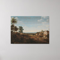 Landschaft in Brasilien, Frans Jansz Post, c. 1665
