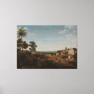 Landschaft in Brasilien, Frans Jansz Post, c. 1665 Leinwanddruck