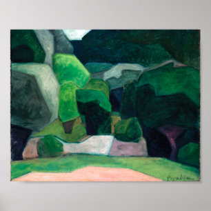Landschaft in Cassis Francis Picabia Poster