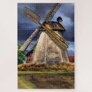 Landschaft in den Niederlanden Jigsaw Puzzle