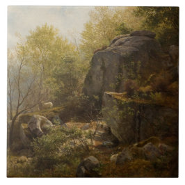 Landschaft in der Nähe von Conway, North Wales (na Fliese