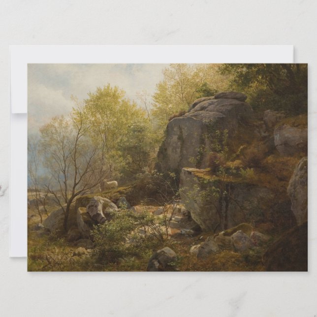 Landschaft in der Nähe von Conway, North Wales (na Karte (Vorderseite)