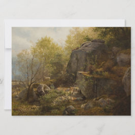 Landschaft in der Nähe von Conway, North Wales (na Karte