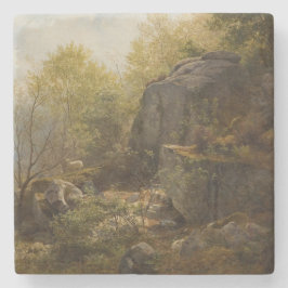 Landschaft in der Nähe von Conway, North Wales (na Steinuntersetzer