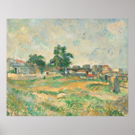 Landschaft in der Nähe von Paris - Paul Cézanne Ku Poster
