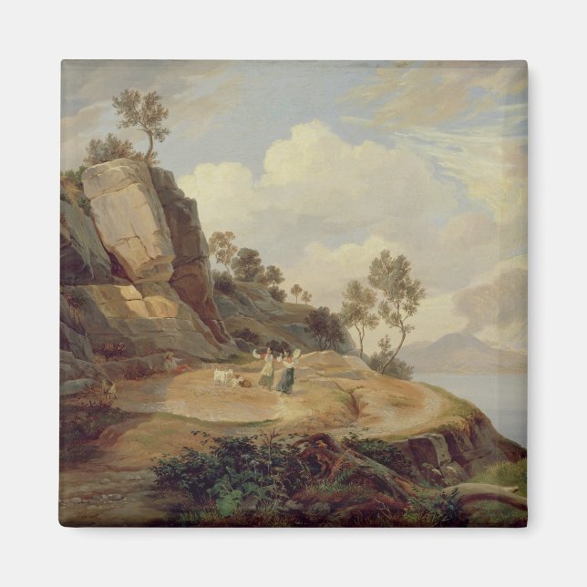 Landschaft in Italien Magnet (Vorne)