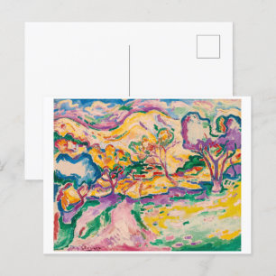 Landschaft in La Ciotat Georges Braque Postkarte