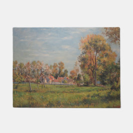 Landschaft in Lagny (Frankreich) Fußmatte