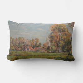 Landschaft in Lagny (Frankreich) Lendenkissen