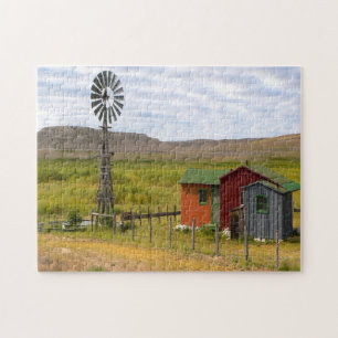 Landschaft in Nebraska. Puzzle