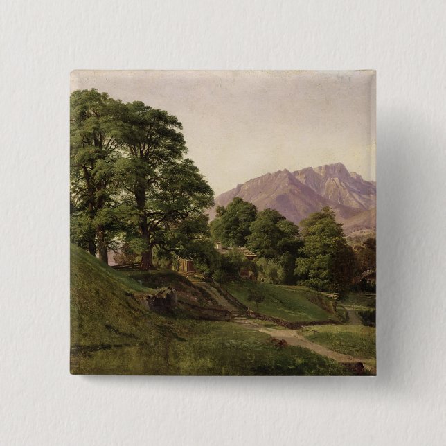 Landschaft in oberem Bayern, 1836 Button (Vorderseite)