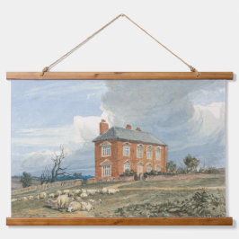 Landschaft Irmingland Hall, Norfolk England Wandteppich Mit Holzrahmen