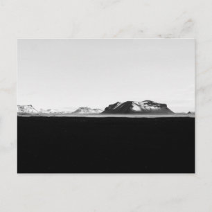 Landschaft Islands Postkarte