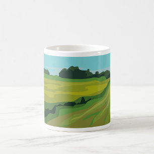 Landschaft Kaffeetasse
